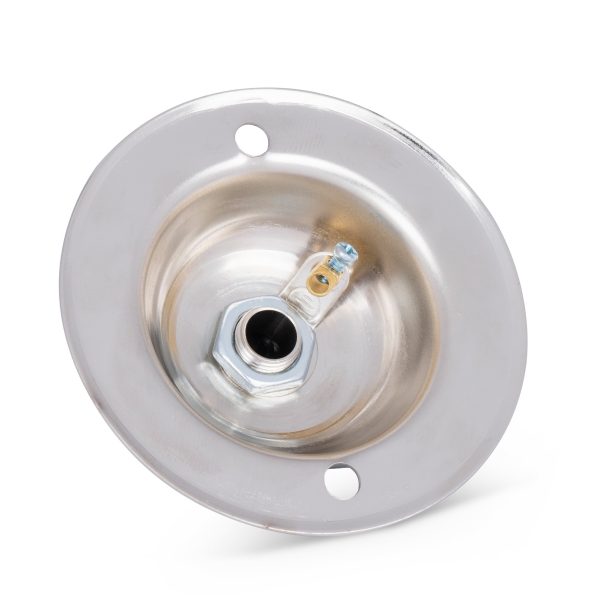 Deckenbaldachin für Lampe, Deckenplatte aus Messing mit Zugentlastung