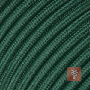 textilkabel stoffkabel schlauchleitung stoffummantelt textilummantelt pvc-kabel rundkabel h03vv-f 3g 0.75 3x0.75mm 3-adrig dreiadrig dunkelgrün