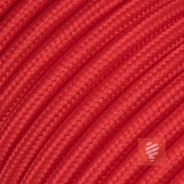 textilkabel stoffkabel schlauchleitung stoffummantelt textilummantelt pvc-kabel rundkabel h03vv-f 3g 0.75 3x0.75mm 3-adrig dreiadrig rot