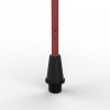 zugentlastung klemmnippel cord grip schwarz textilkabel zick zack