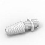 Zugentlastung klemmnippel kabelhalter m10 weiß strain relief cord grip