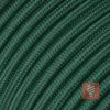 Textilkabel Zuleitung mit Stecker | Schuko Winkelstecker aus Duroplast (Bakelit Optik) | H03VV-F 3×0.75mm² 3-adrig | Dunkelgrün