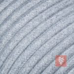 Textil Verlängerungskabel | Textilkabel mit Schuko-Winkelstecker und Kupplung aus Duroplast (Bakelit Optik) | Hellgrau
