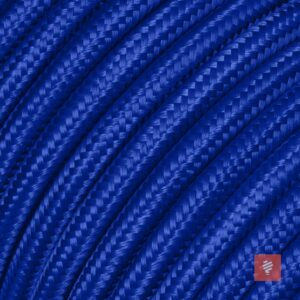 Textilkabel 3 adrig (dreiadrig) Sommernachtsblau für Lampe als Lampenkabel - (3x0.75mm)