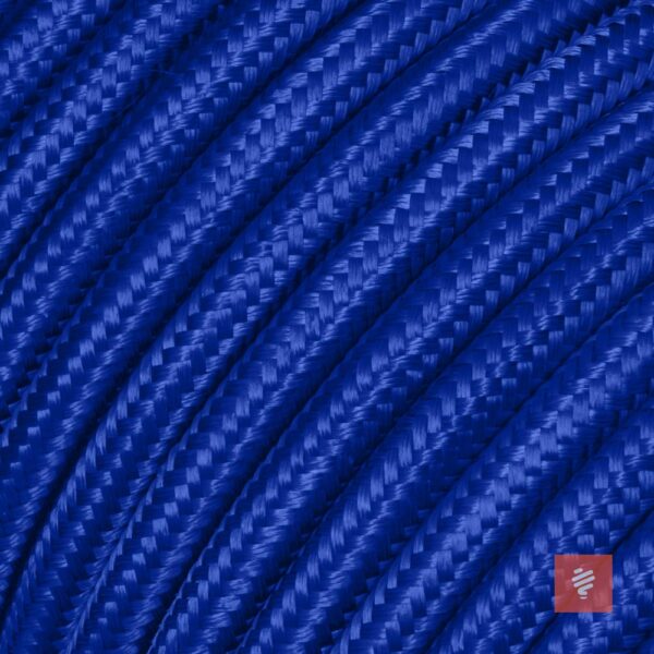 Textilkabel 3 adrig (dreiadrig) Sommernachtsblau für Lampe als Lampenkabel - (3x0.75mm)