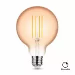 Dekorative E27 LED Filament Lampe Dimmable, G95 Amber