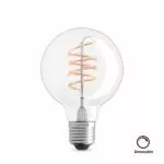 E27 Curled LED Globe G95 Lampe, 4, 5 W, dimmbar