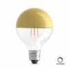 E27 LED Gold Top, Kopfspiegelleuchte Globe G95, 4 W, dimmbar