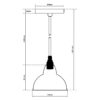 Dimensionen für Relight Bell 0.5 meter