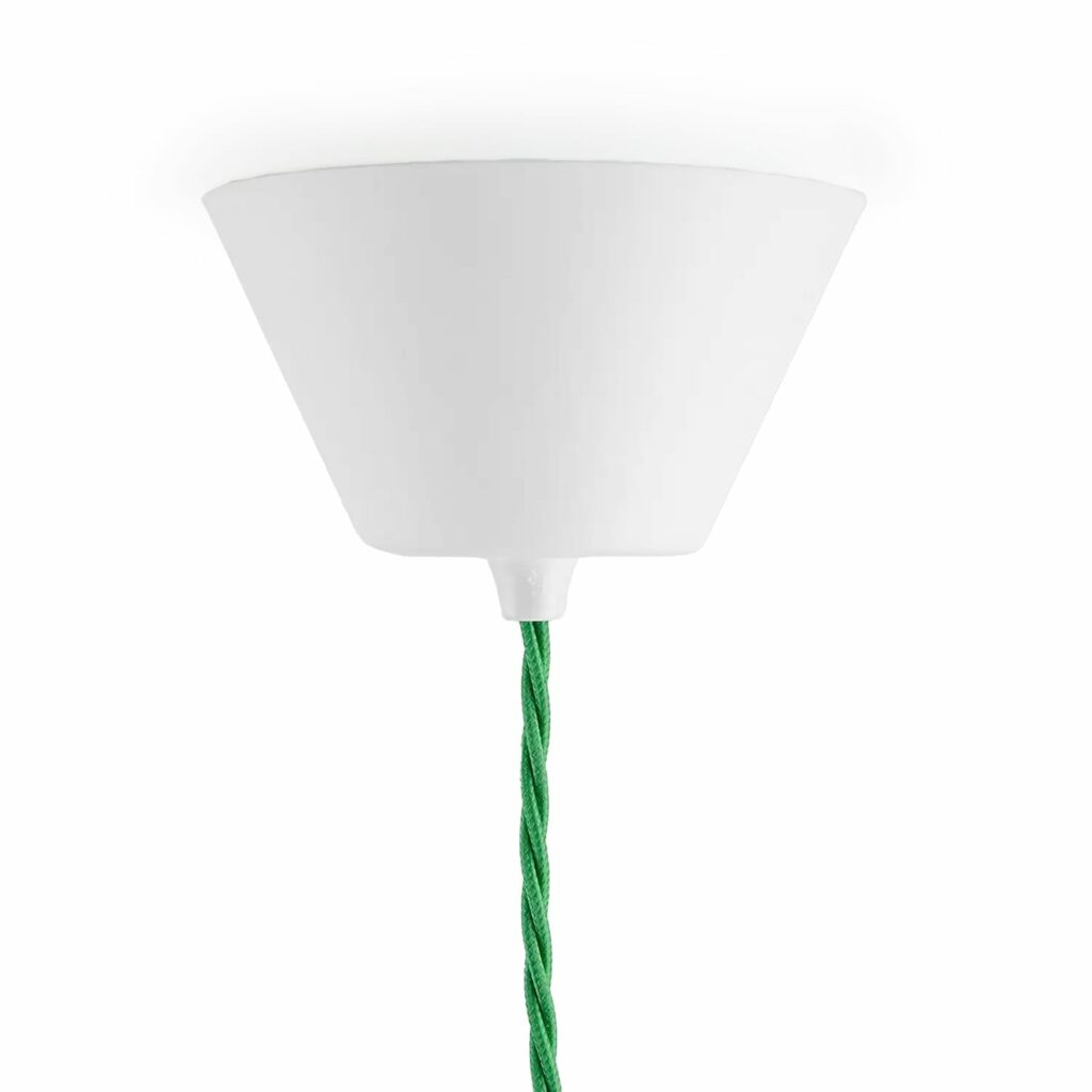 Lampen Baldachin Aus Edelstahl, Schwarz Lackiert - Ø 10 Cm, Für Hängelampen (inkl. Befestigungsmaterial)