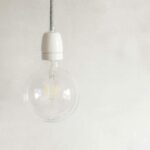 E27 Lampefassung im Retro-Design aus Porzellan EU Made mit Kunststoff-Klemmnippel 2