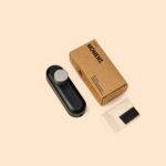 Paket für Relight Moment Universaldimmer, schwarz, mit Drehregler aus Messing, vernickelt