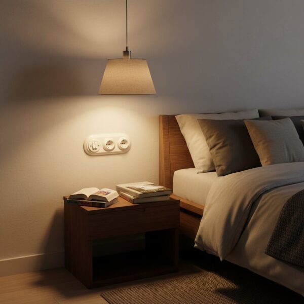 UP6 UP1 UP1 Weiss im Schlafzimmer