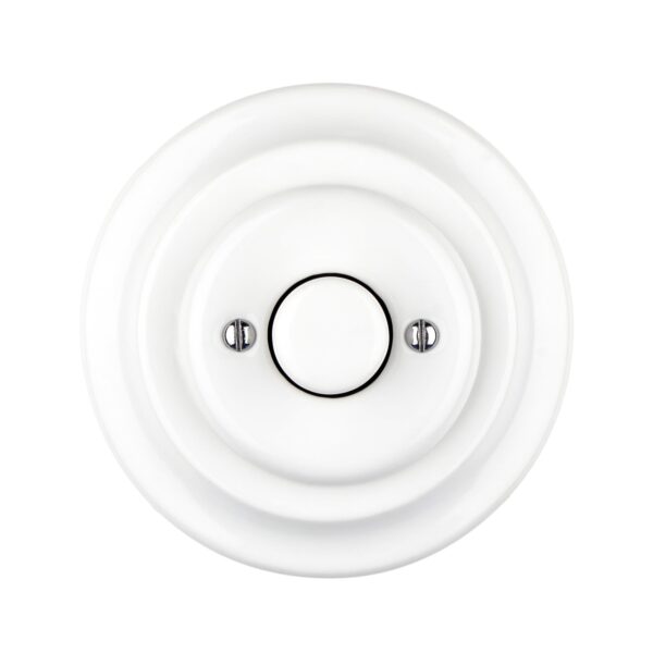 Lightstock Unterputz-Dimmer mit Drehregler aus Porzellan, Weiß 3