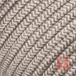 Textilkabel Für Lampen – 3x0,75 Mm² In Jute-Optik, 10 Meter – Made In Italy, Für Vintage- & Retro-Leuchten