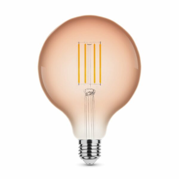 Dekorative E27 LED Filament Lampe, G125 Amber