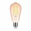 Dekorative E27 LED Filament Lampe, ST64 Amber
