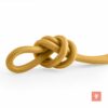 Knoten aus Textilkabel, Gold