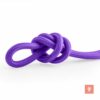 Knoten aus Textilkabel, Violett