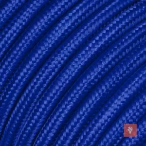 Textilkabel 2 adrig (zweiadrig) Sommernachtsblau für Lampe als Lampenkabel - (2x0.75mm)