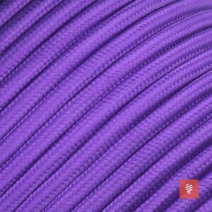 Textilkabel 2 adrig (zweiadrig) Violett für Lampe als Lampenkabel - (2x0.75mm)