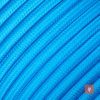 Textilkabel 3 adrig (dreiadrig) Blau für Lampe als Lampenkabel - (3x0.75mm)