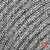 Textilkabel 3 adrig (dreiadrig) Grau-Melange für Lampe als Lampenkabel - (3x0.75mm)
