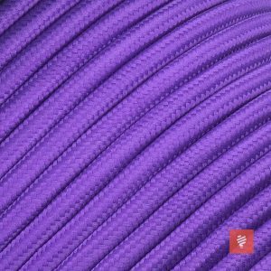 Textilkabel 3 adrig (dreiadrig) Violett für Lampe als Lampenkabel - (3x0.75mm)