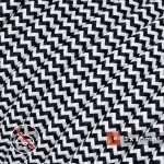 Textilkabel für Aufputz-Elektroinstallation Schwarz-Weiß - (3x1.5mm)